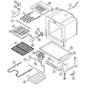 Maytag MER5870AAQ oven/base diagram