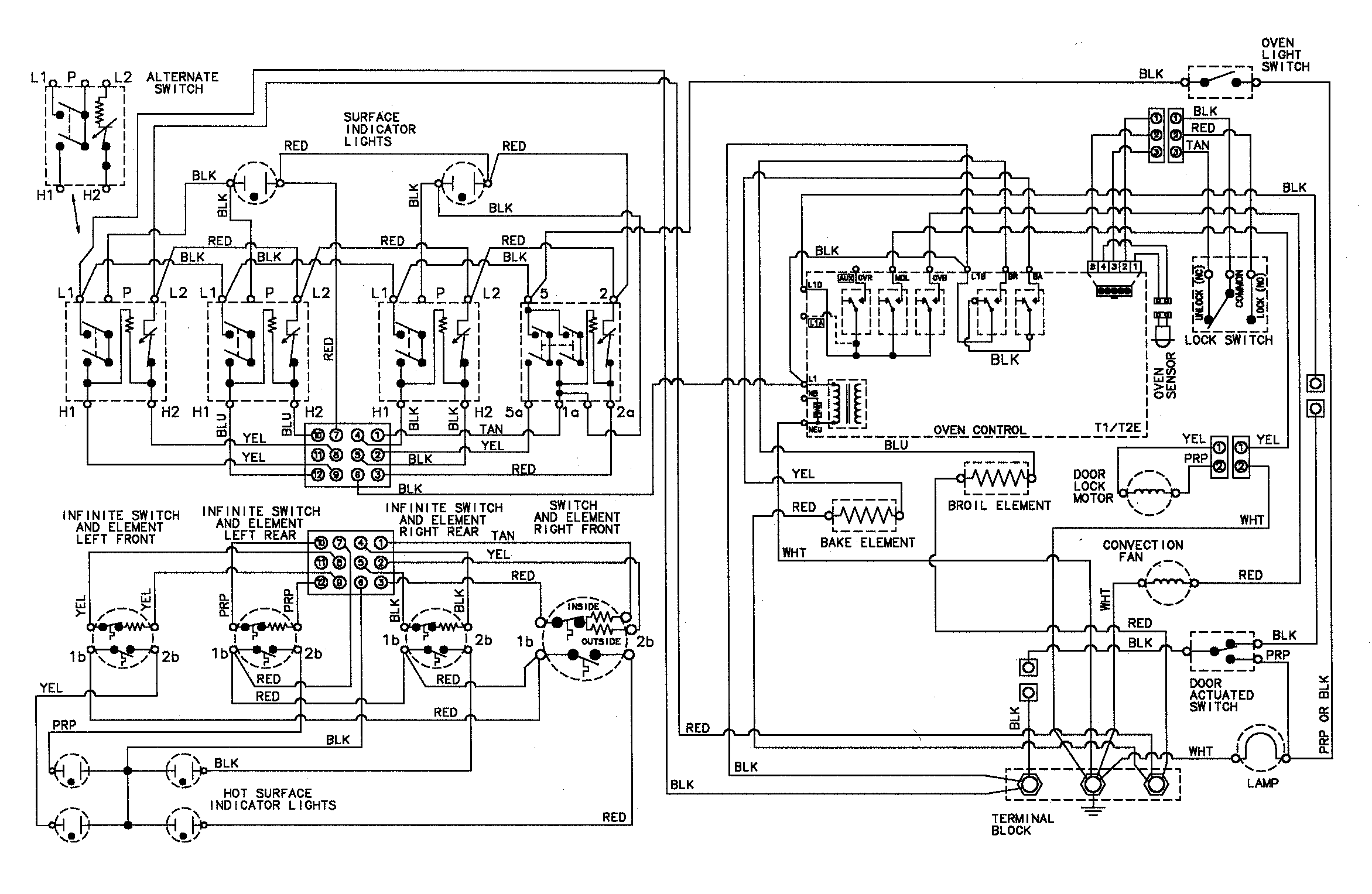 Maytag MER5870AAW wiring information diagram
