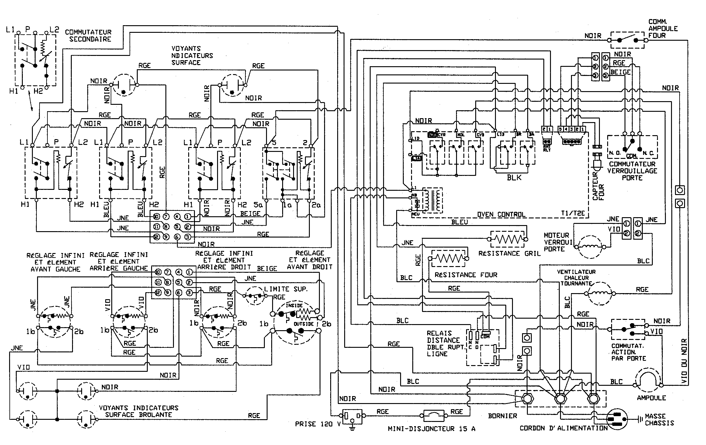 Maytag MER5870ACW wiring information diagram