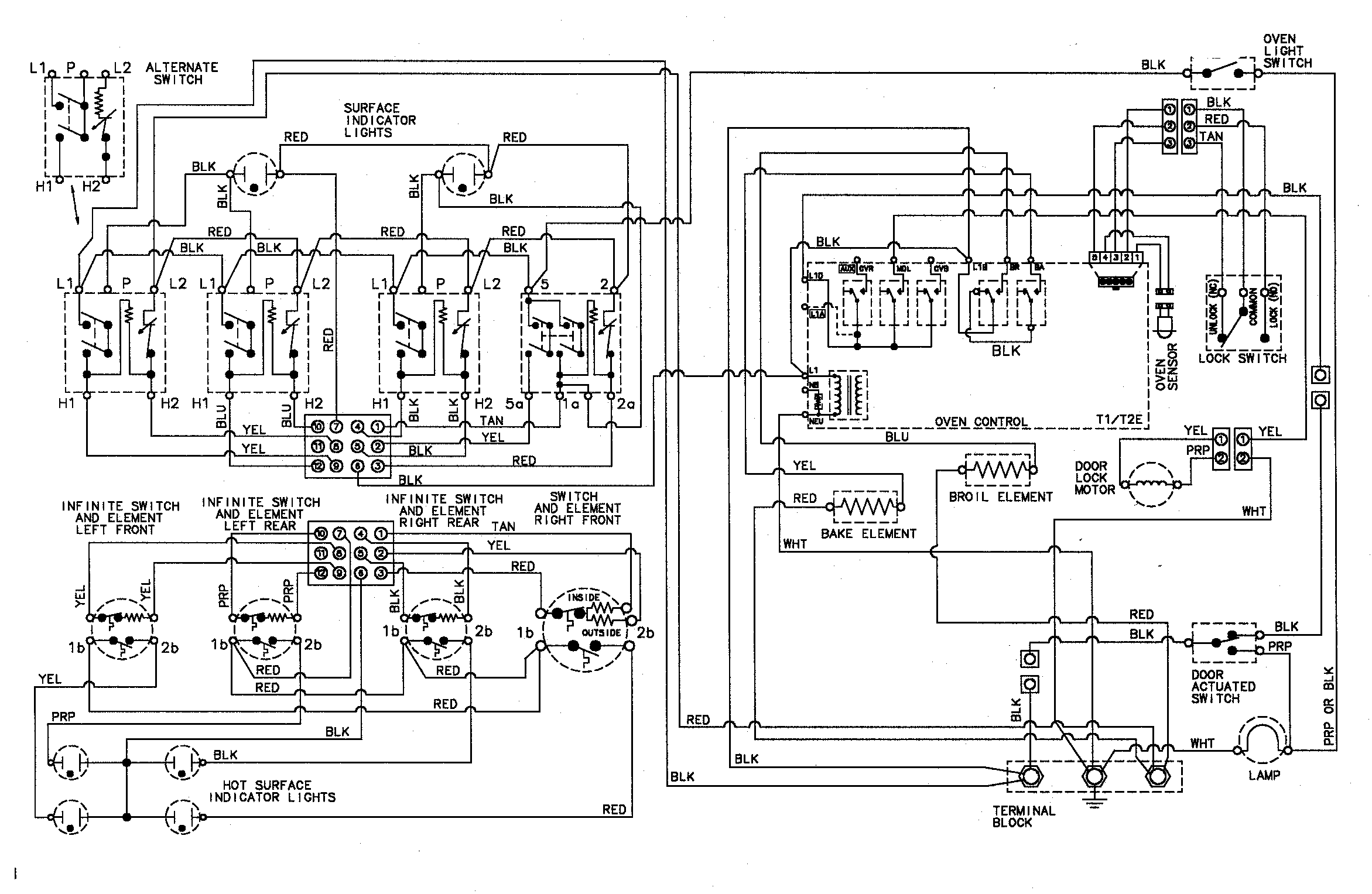 Maytag MER5775AAQ wiring information diagram