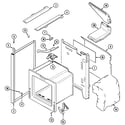Maytag MGR5755ADW body diagram