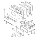 Magic Chef 3121XPA door/drawer (3121xp*) diagram