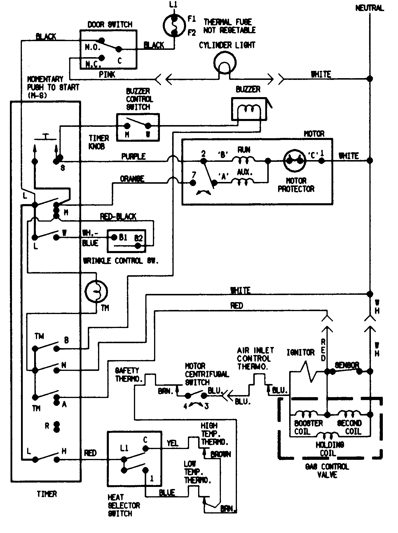 Jenn-Air JDG2000A wiring information diagram
