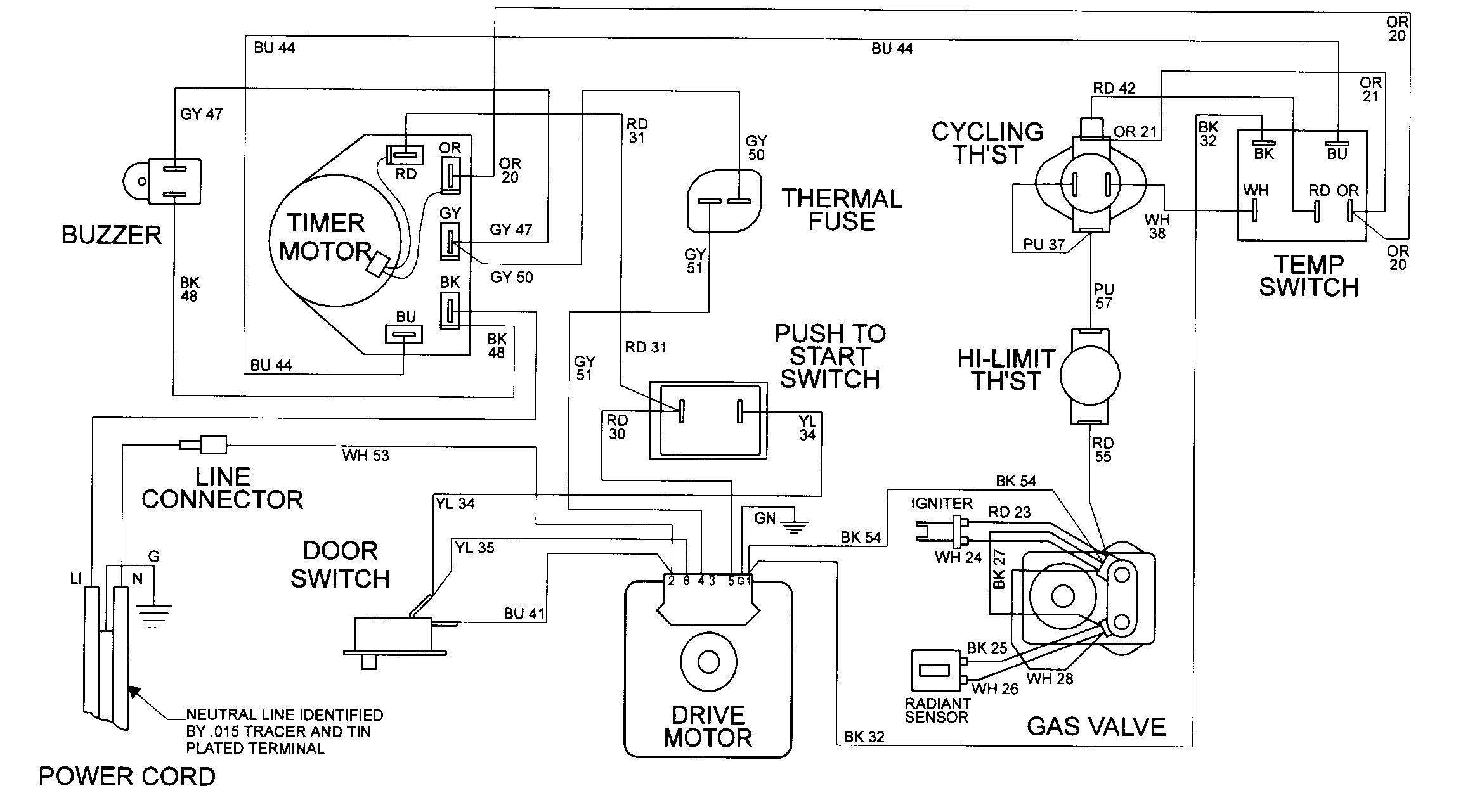 Maytag MDG9206AWA wiring information diagram