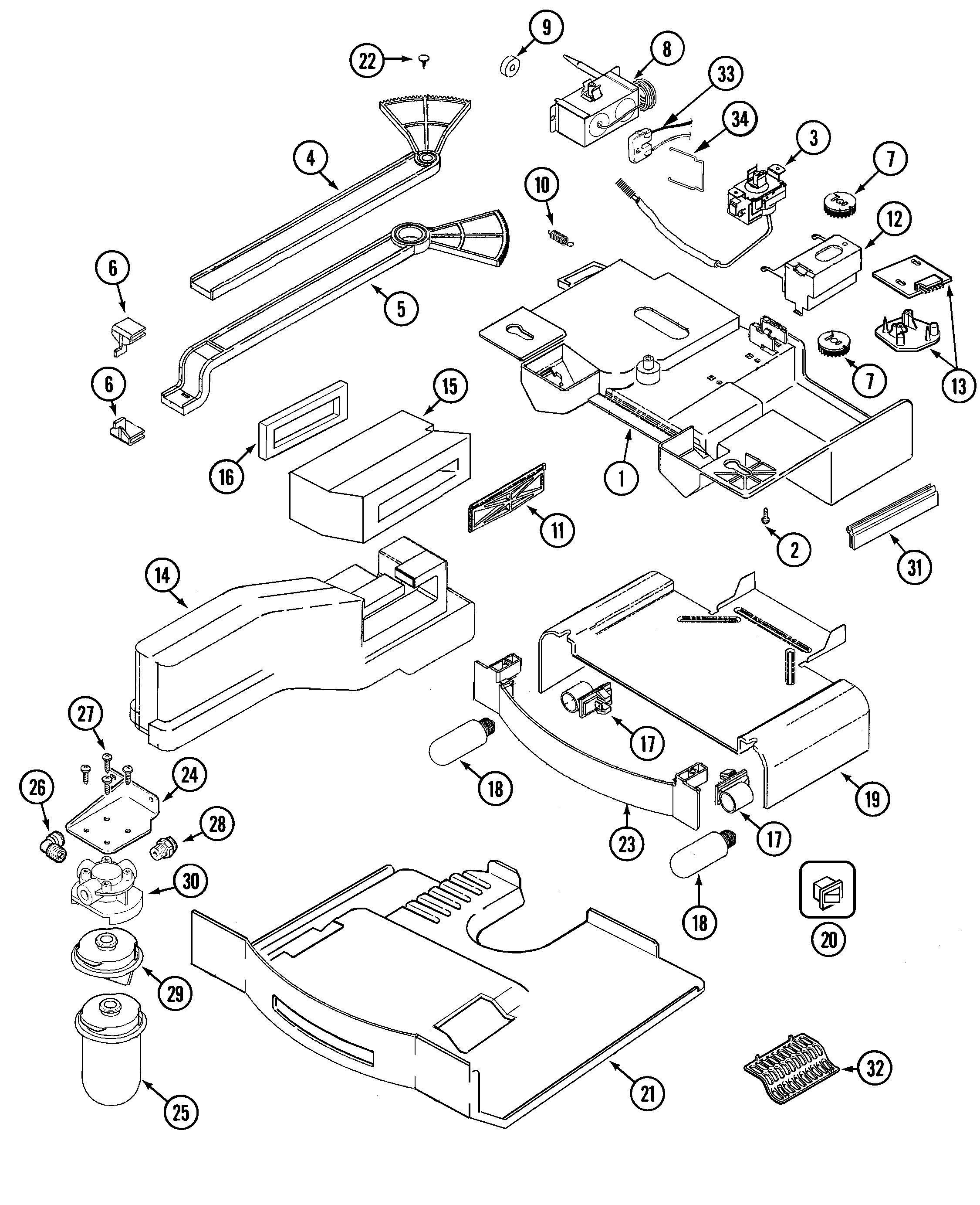 Maytag MSD2758DRB controls diagram