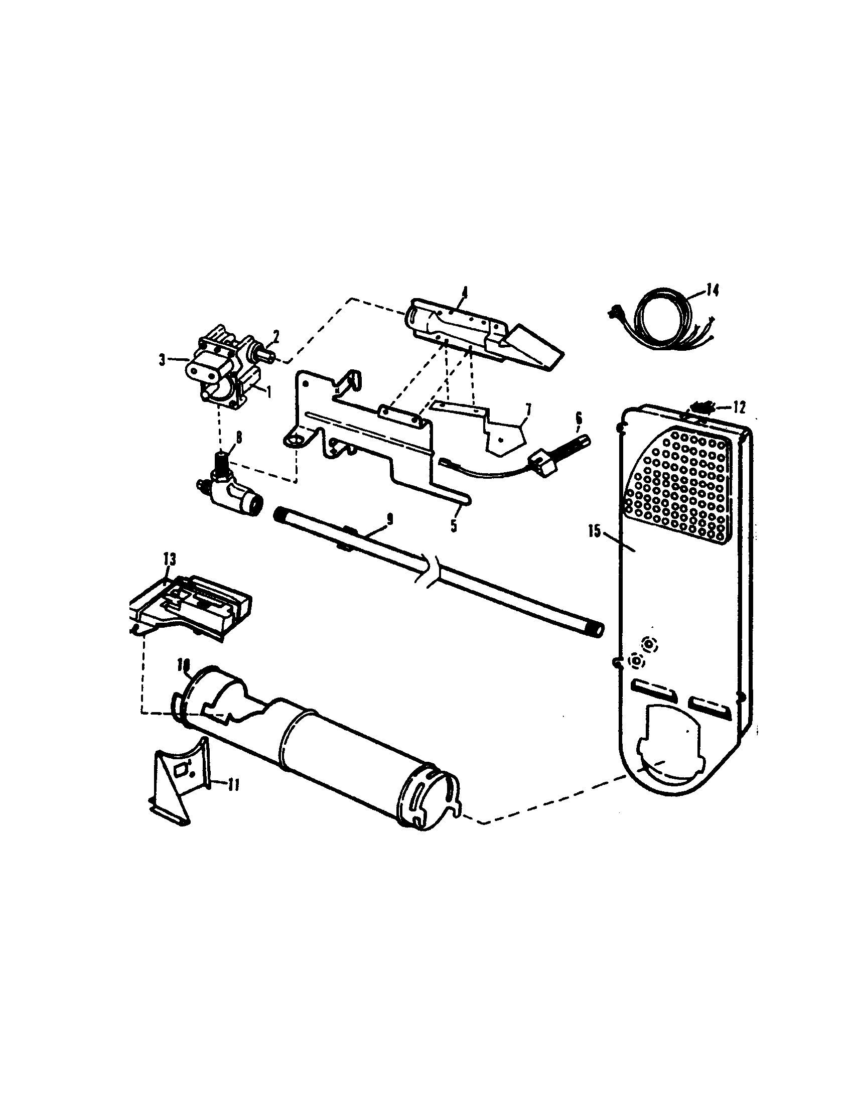 Magic Chef DG20F5HW heater diagram