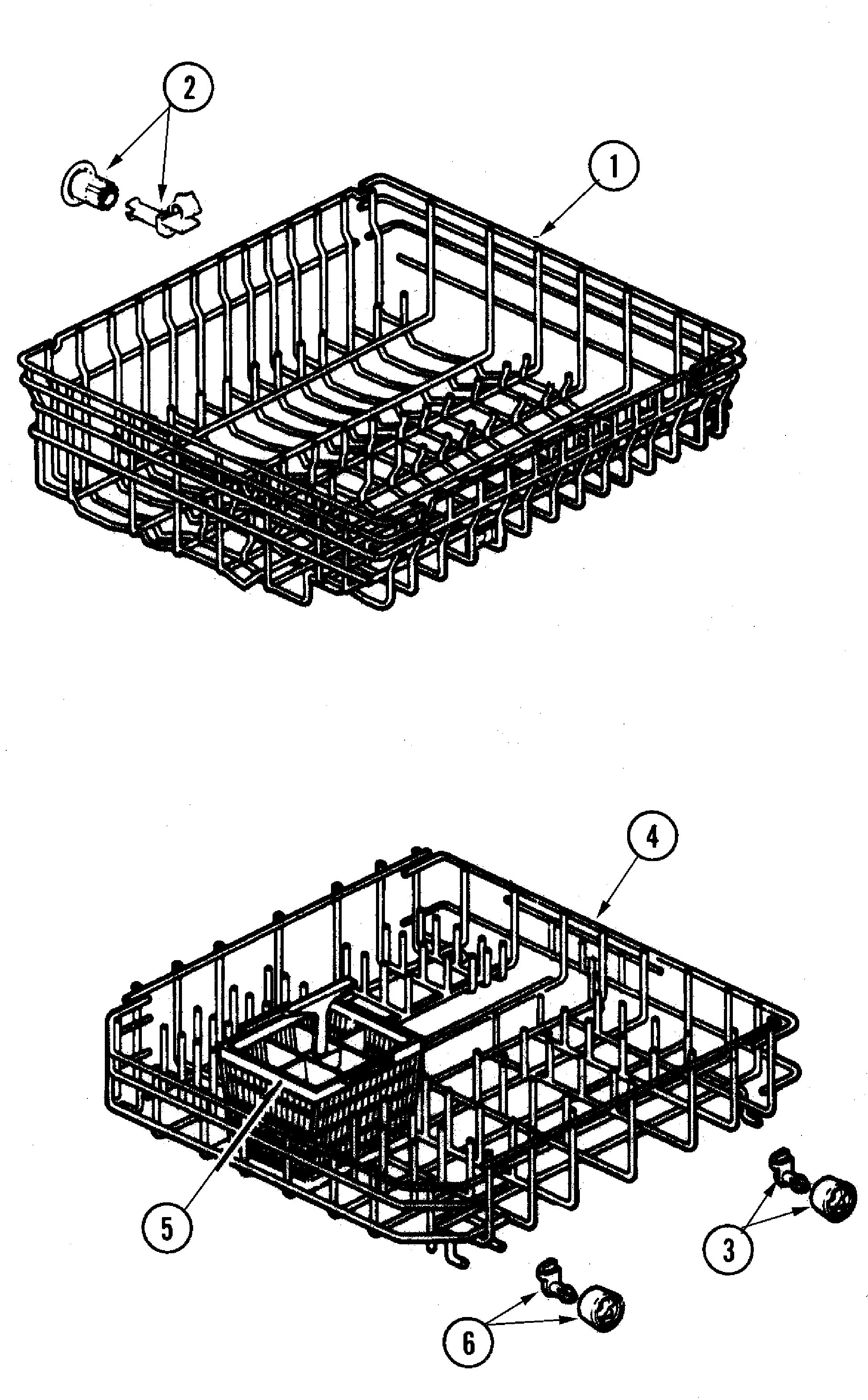 Maytag DU5CA-25 rack diagram