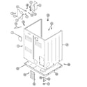 Maytag LDG8426GGE cabinet-rear diagram
