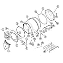 Maytag LDG8426GGE tumbler diagram