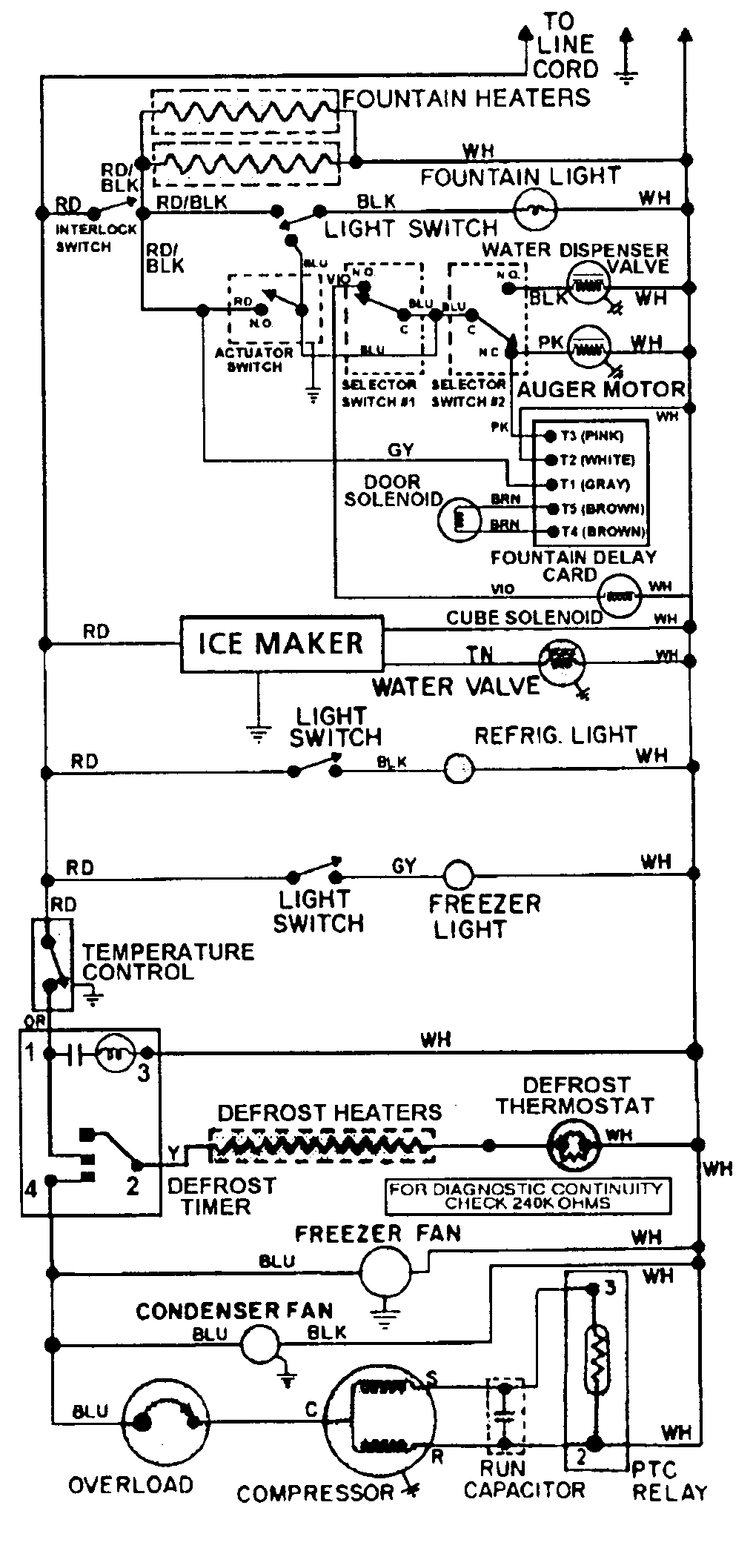 Maytag GS24C6C3EB wiring information diagram