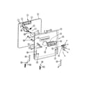 Maytag WC204 door assembly diagram