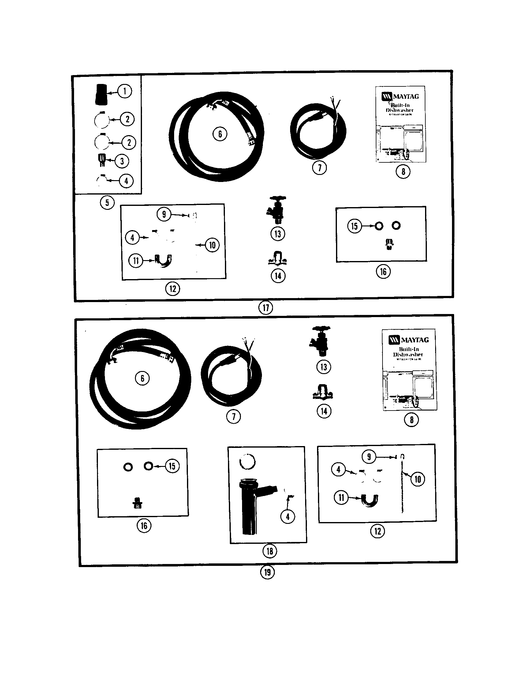 Maytag WC204 installation diagram