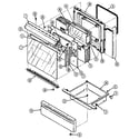 Magic Chef 3868XPA door/drawer diagram