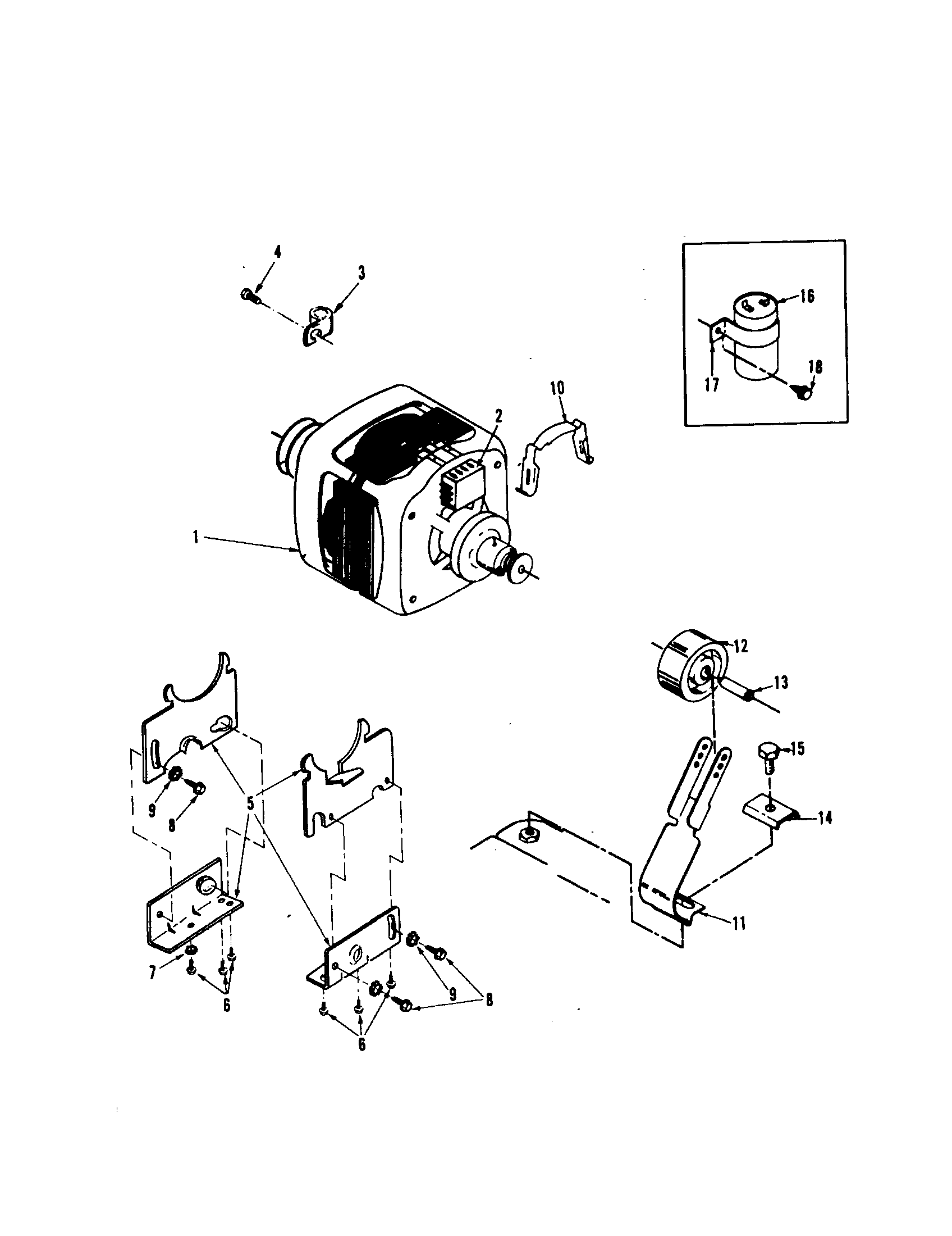 Crosley CDG20C7A motor diagram