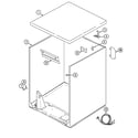 Magic Chef YE204LW cabinet diagram