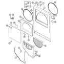 Magic Chef YE204LW door diagram