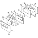 Maytag MER6870ACC door (lower/mer6870acc) diagram