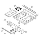 Crosley CG34700ADQ top assembly diagram