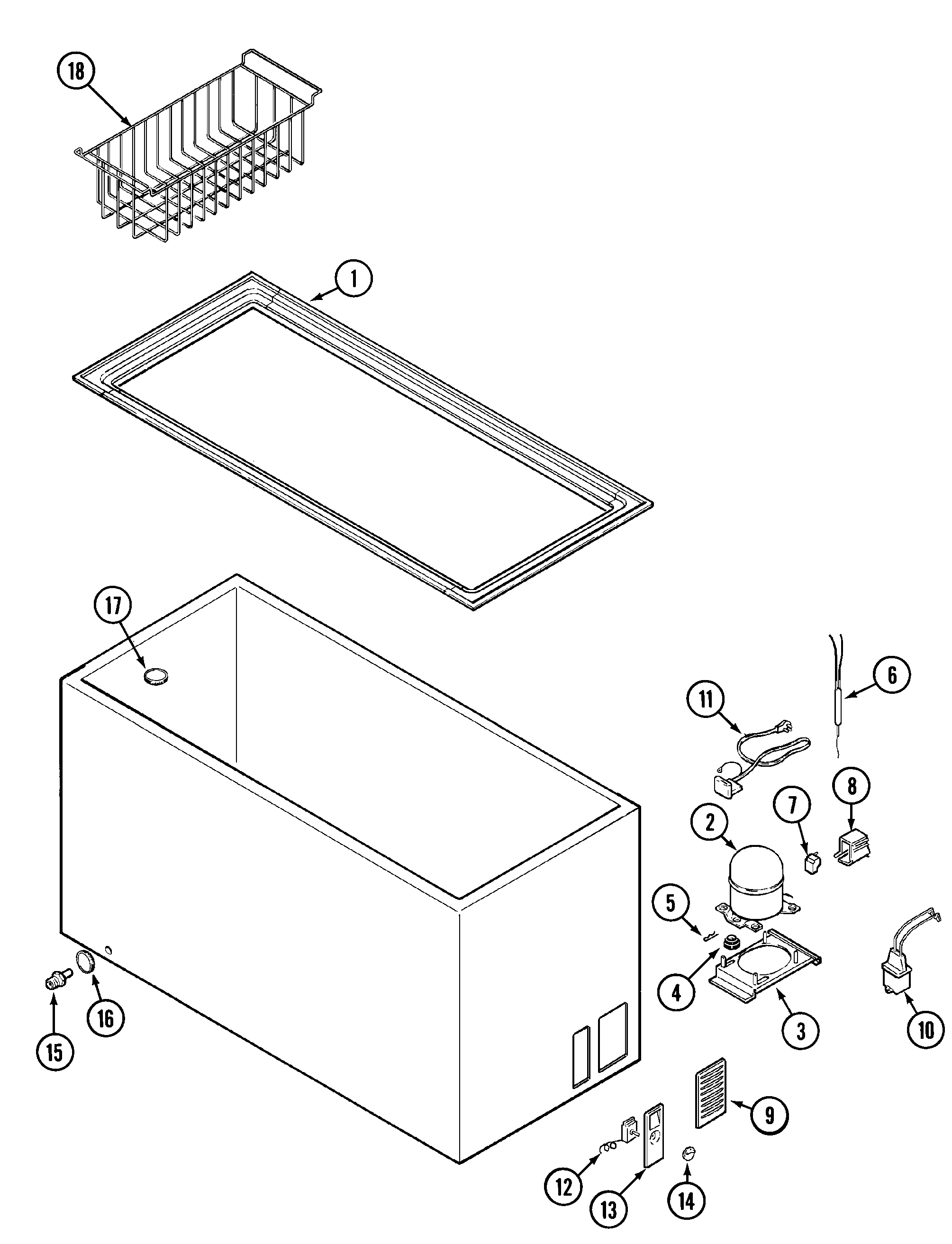 Maytag GH1026NXEW cabinet diagram