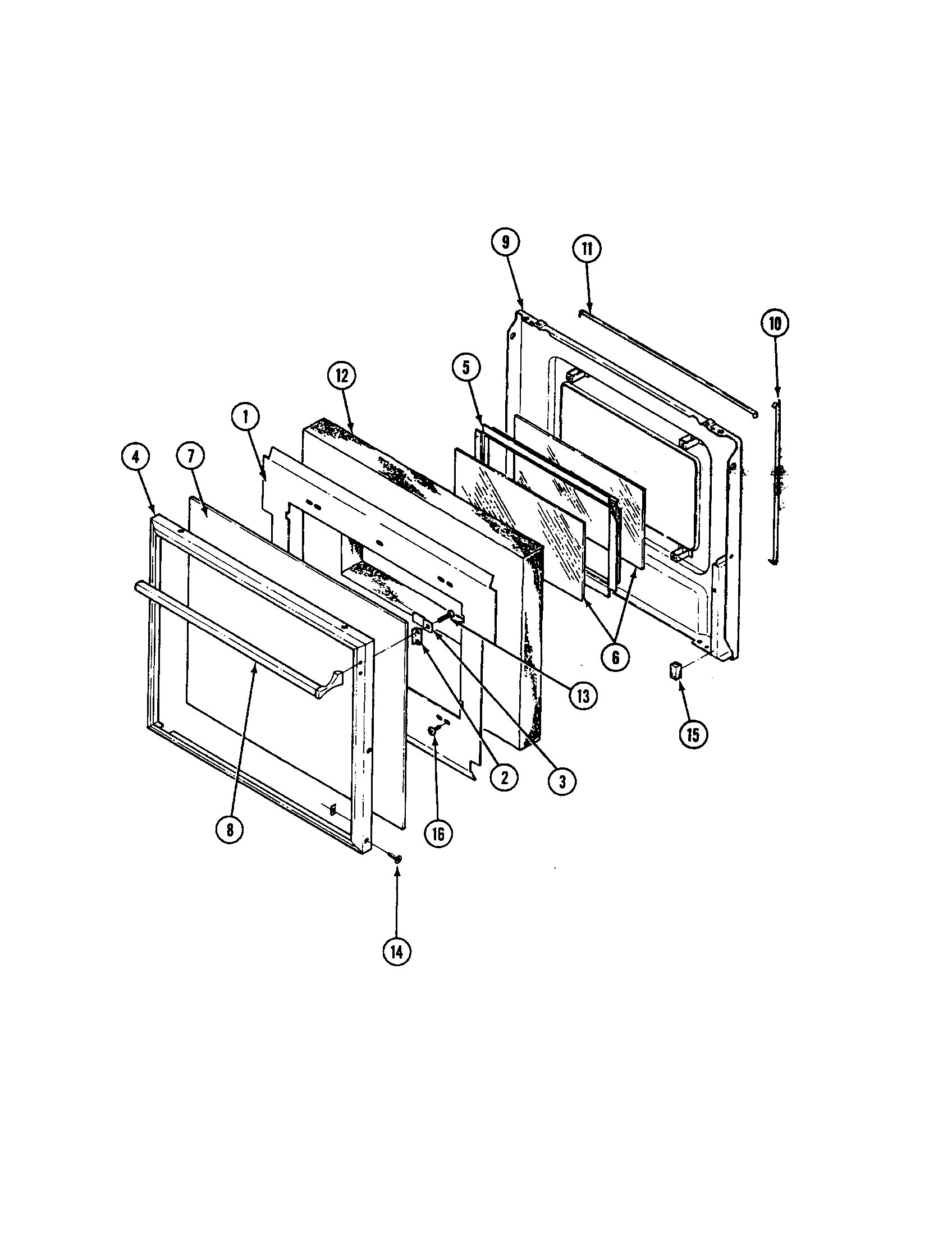 Maytag CWE502 lower door diagram