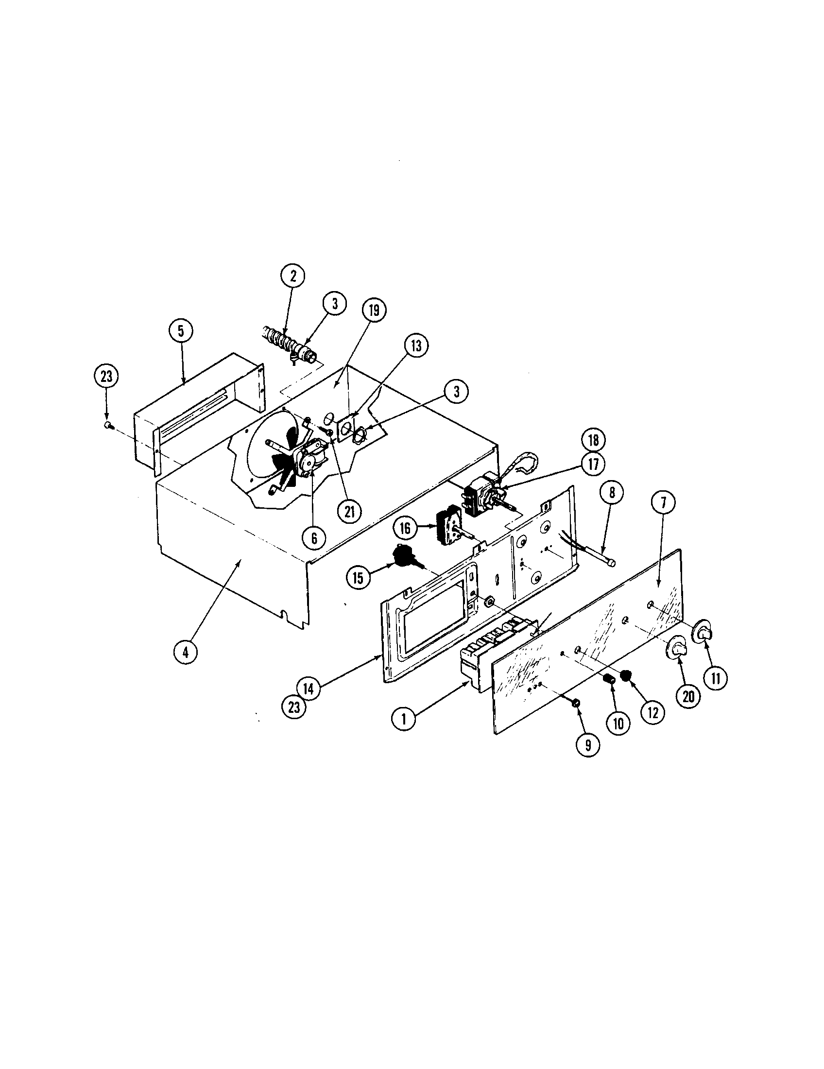 Maytag CWE470 control panel diagram
