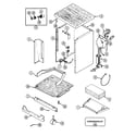 Maytag DWC7602AAE cabinet diagram