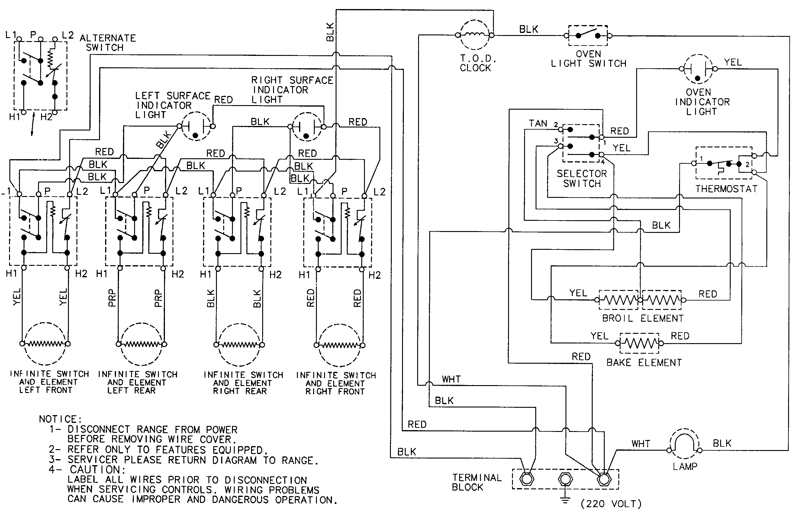 Maytag MER4326AGW wiring information diagram