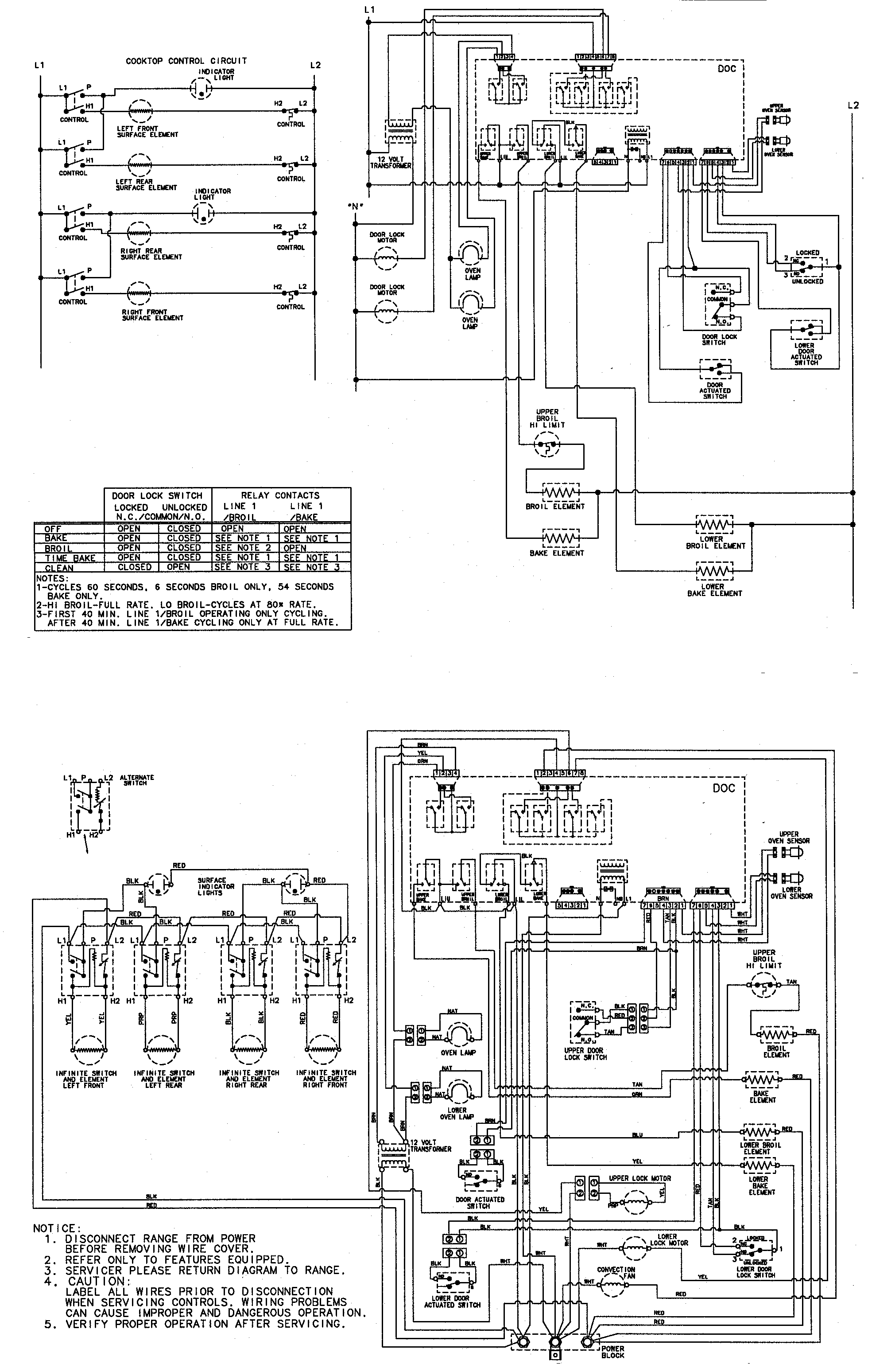Maytag MER6550AAW wiring information diagram