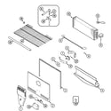 Maytag MTF2155ERW freezer compartment diagram