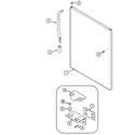 Maytag PTB1954FRB fresh food outer door diagram