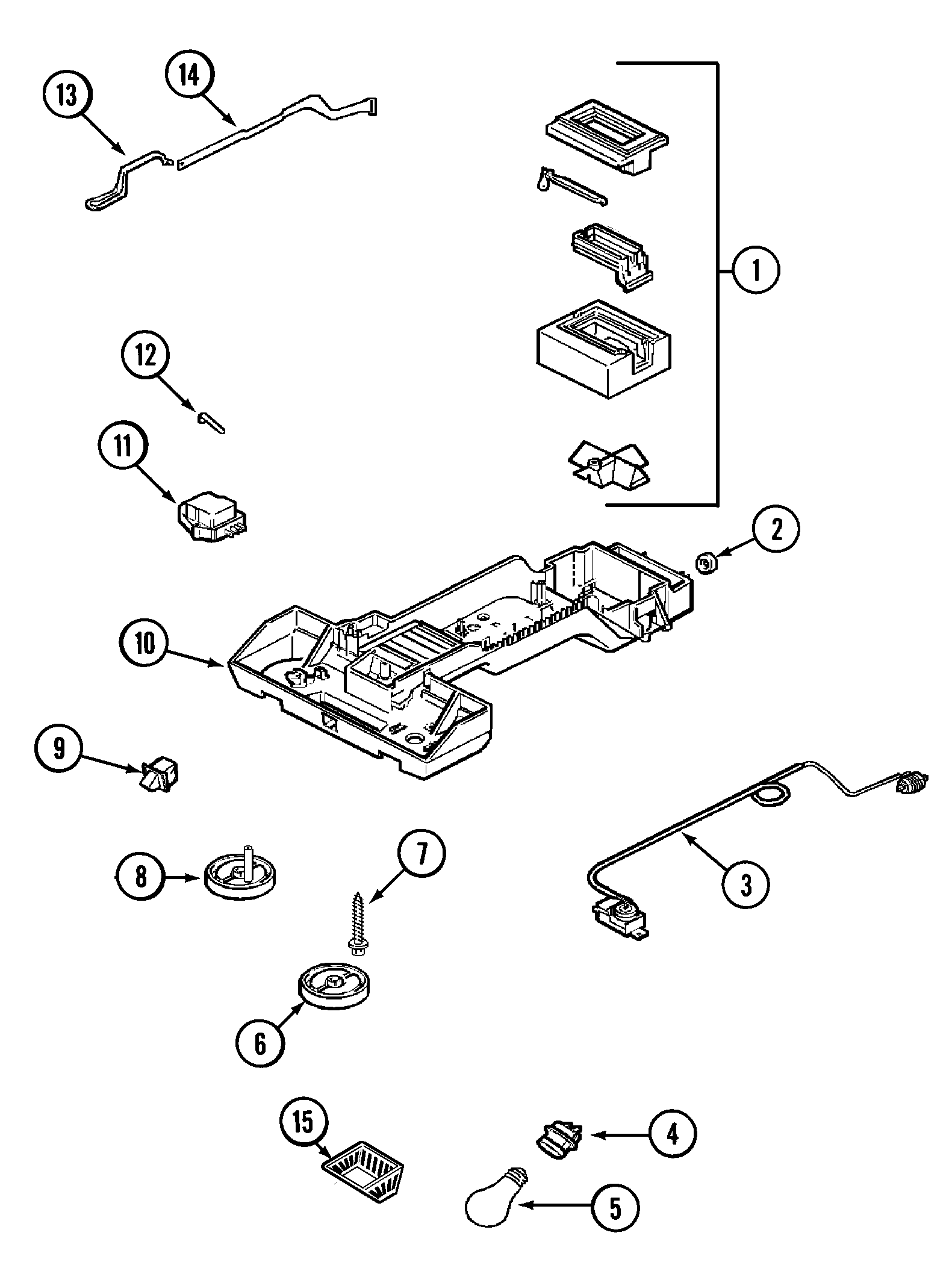 Maytag PTB1949FRW controls diagram