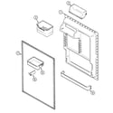 Maytag PTB21AAFRW fresh food inner door diagram