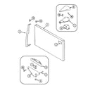 Maytag PTB21AAFRW freezer outer door diagram