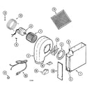 Jenn-Air JGD8345ADW blower plenum diagram