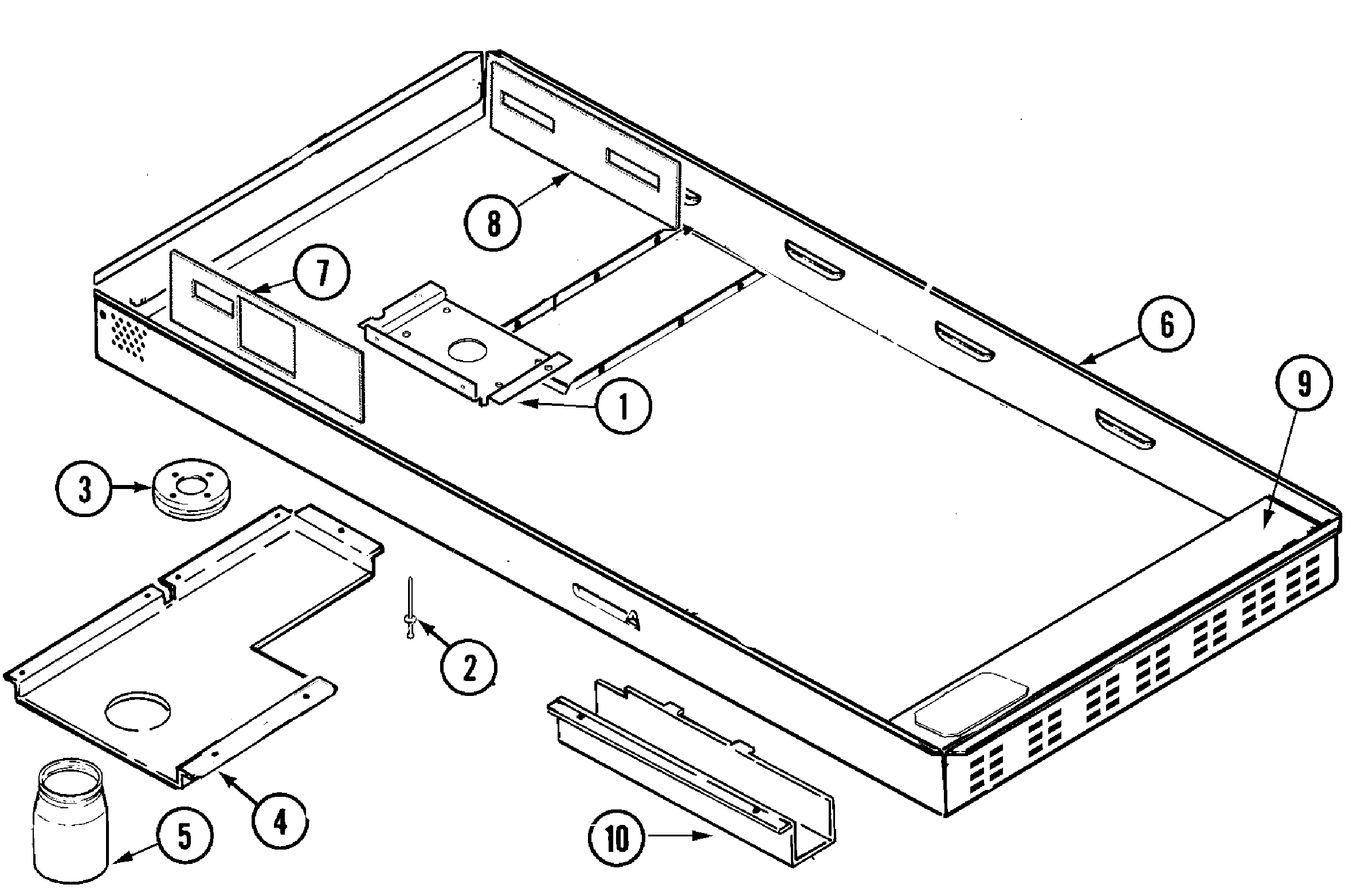 Jenn-Air JGD8345ADB body diagram