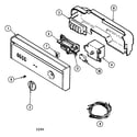 Maytag DWU8240AAX control panel diagram