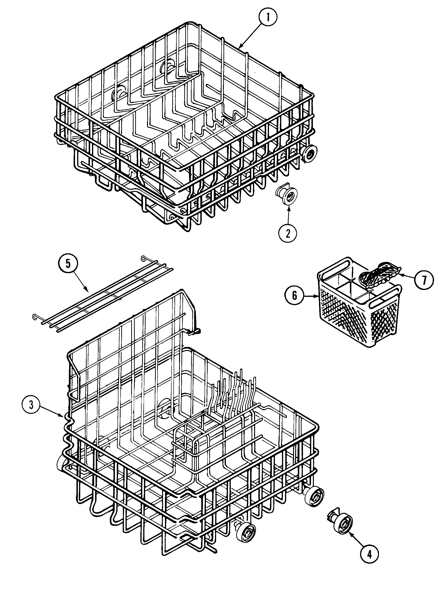 Maytag DWU8240AAX racks diagram