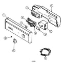 Maytag DWU8330AAX control panel diagram