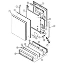 Maytag DWU8330AAX door diagram