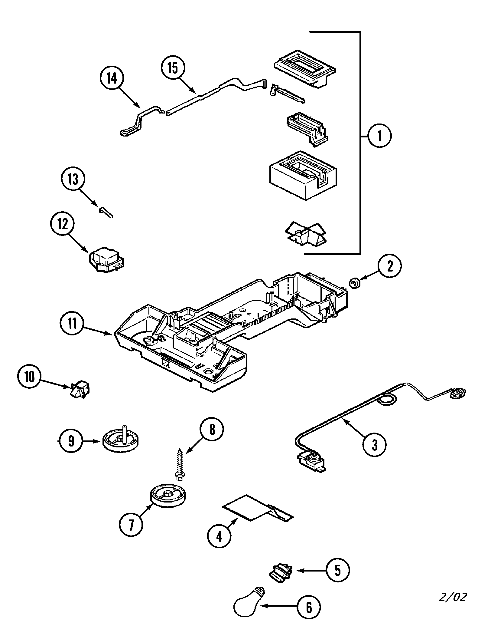 Admiral ATB2113ARQ controls diagram