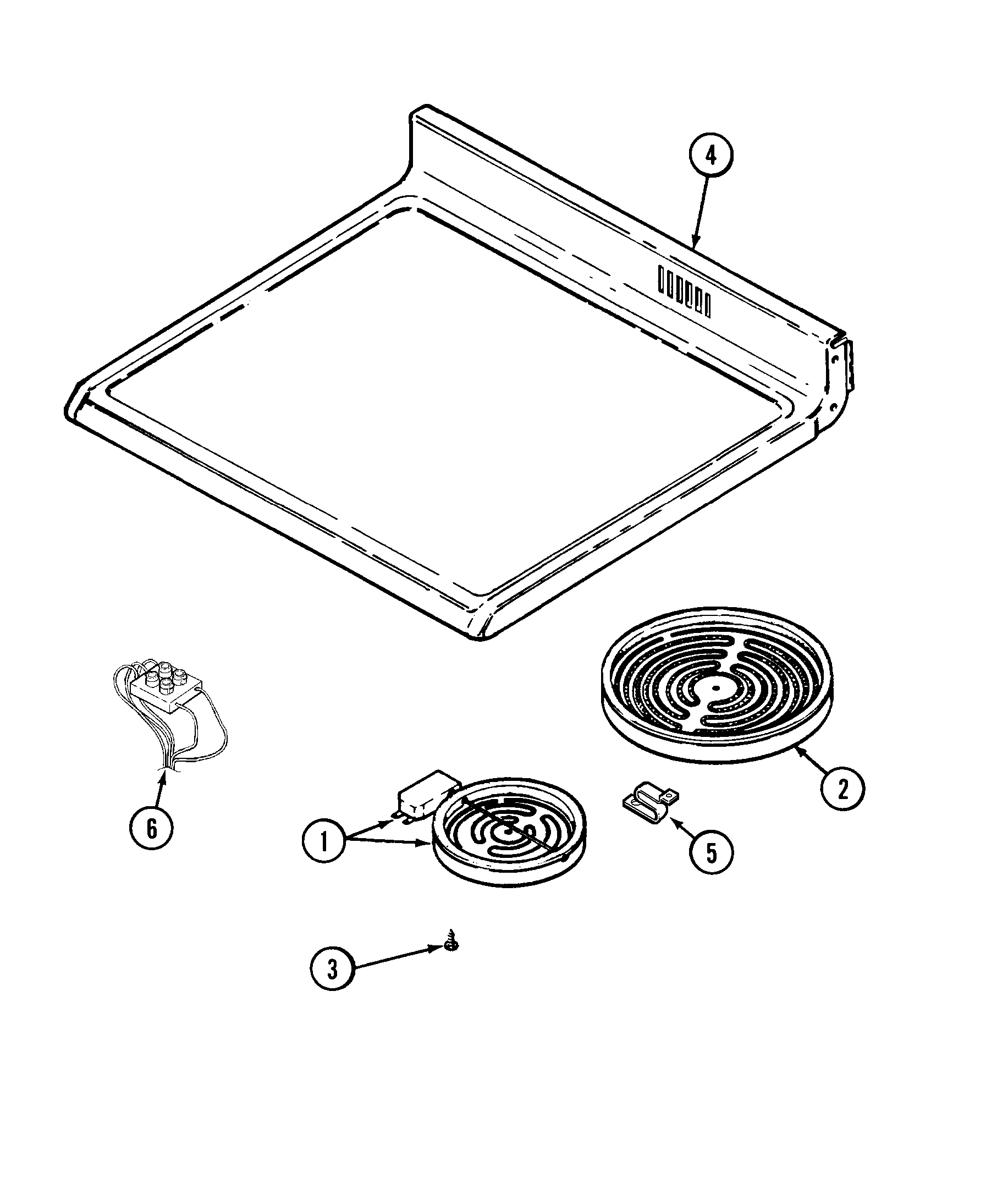 Maytag MER5730AAA top assembly diagram