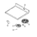 Maytag MER5730AAW top assembly diagram