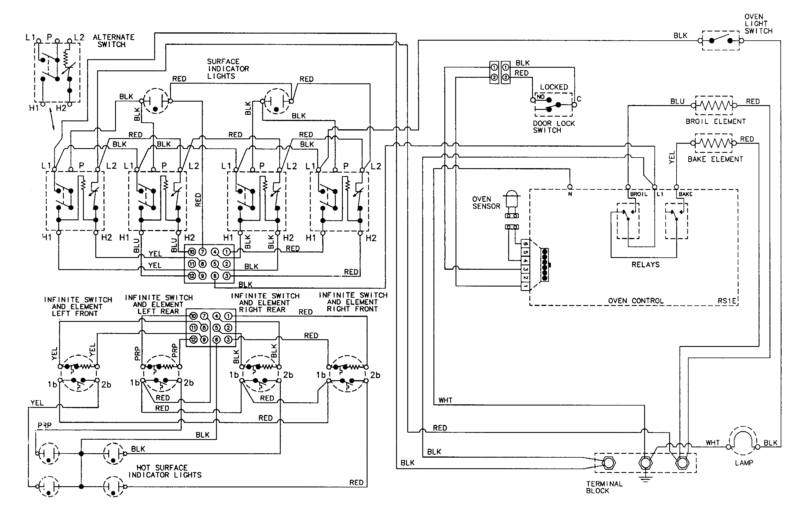 Maytag MER5730AAA wiring information diagram