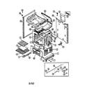 Maytag CRG8200AAW body/oven diagram