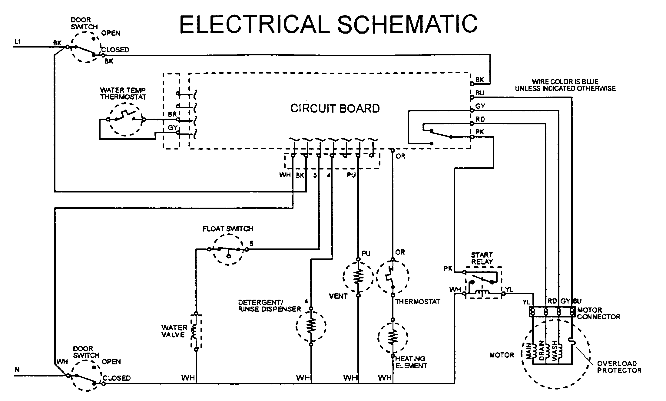 Maytag DWU9922AAE wiring information diagram