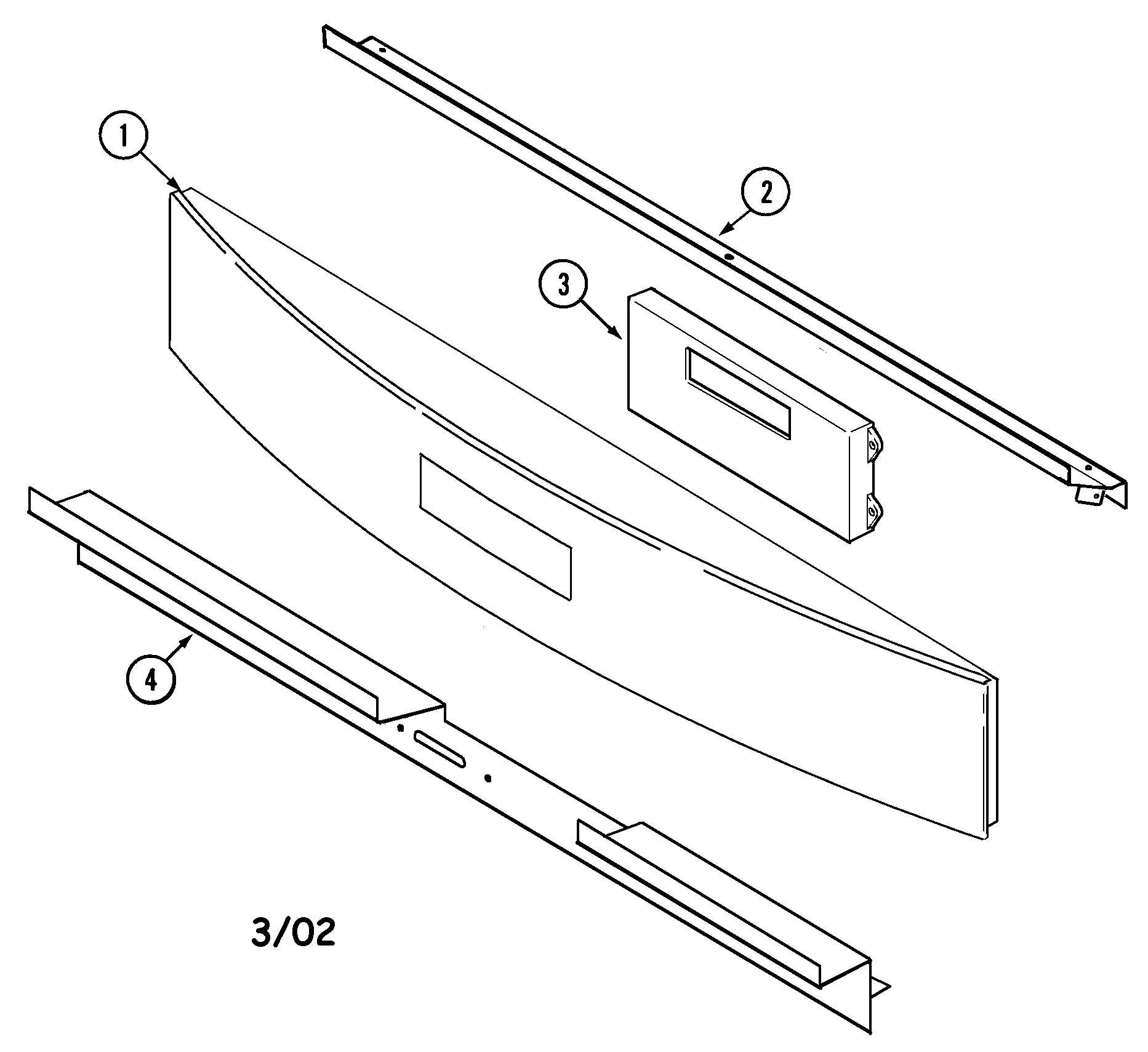 Jenn-Air JJW8630BAB control panel diagram