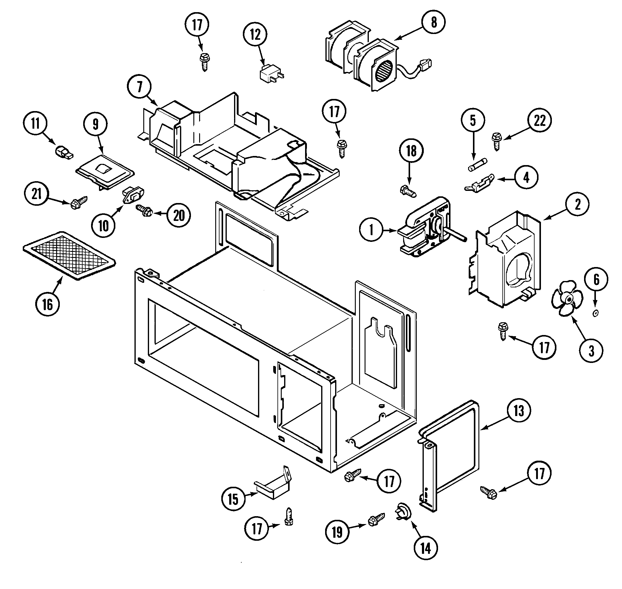Maytag VM12AM motor diagram