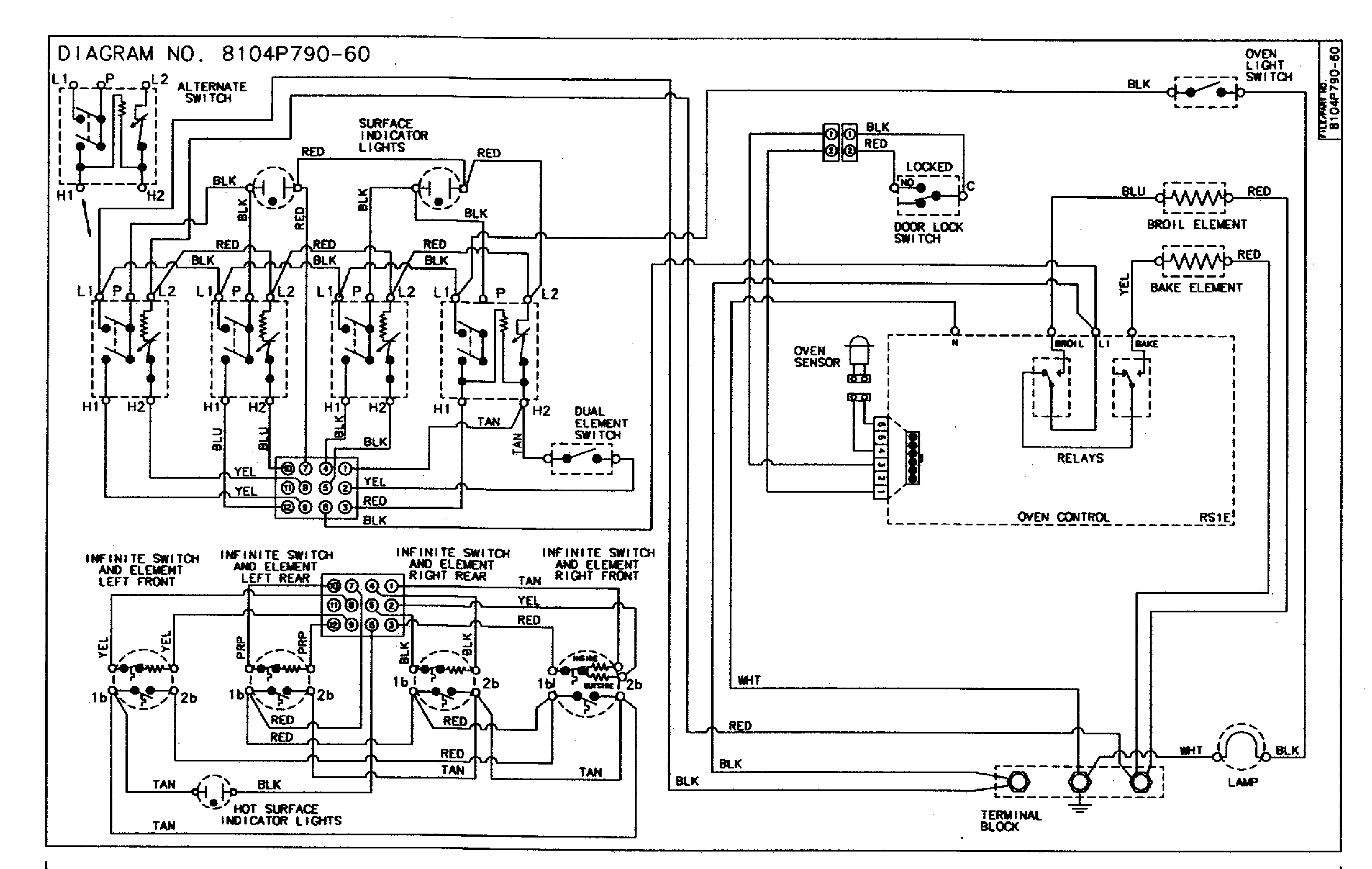 Maytag MER5730BAQ wiring information diagram