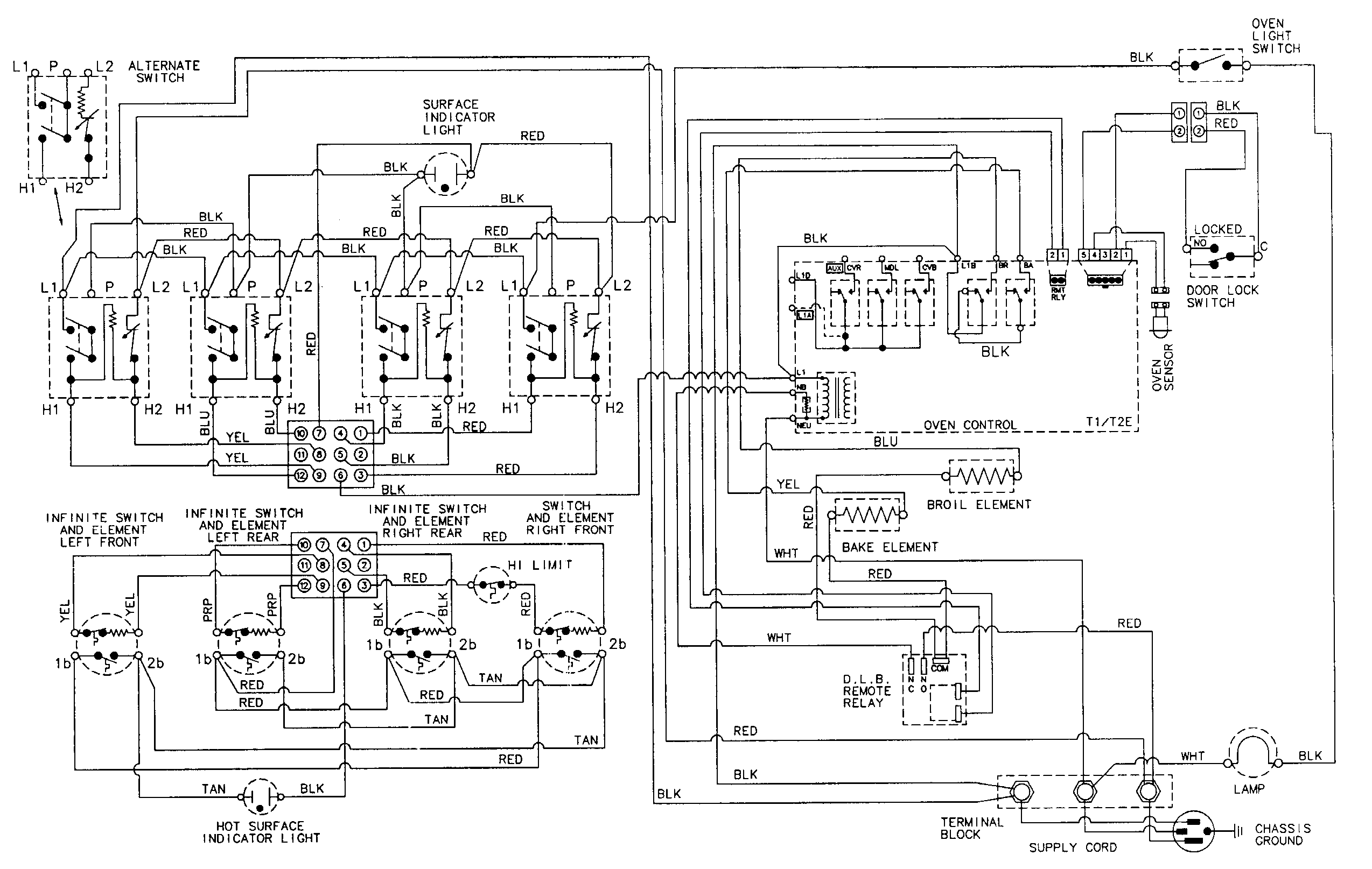 Crosley CC38700ACV wiring informaiton diagram