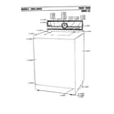 Maytag LA806 front view series 2 diagram